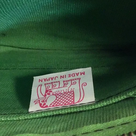 Vintage 1950 green beaded and Wicker purse in excellent condition - Picture 4 of 8